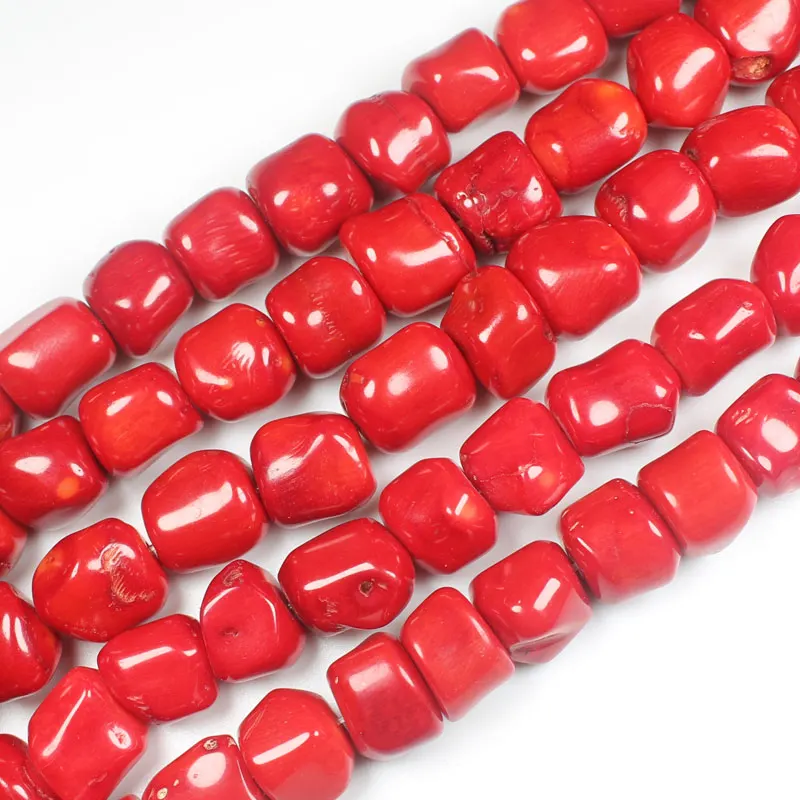 

Smooth Red Coral Around15mm Irregular Beads 15inch per strand, For DIY Necklace Bracelat Jewelry Making !