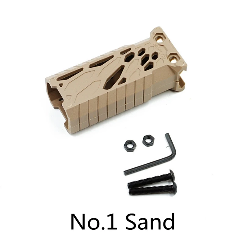 AEG Airsoft Air Guns Toy Tactical DIY Parts Nylon Front Grips RVG PTK TD AFG Paintball Accessories - Цвет: No.1 Sand
