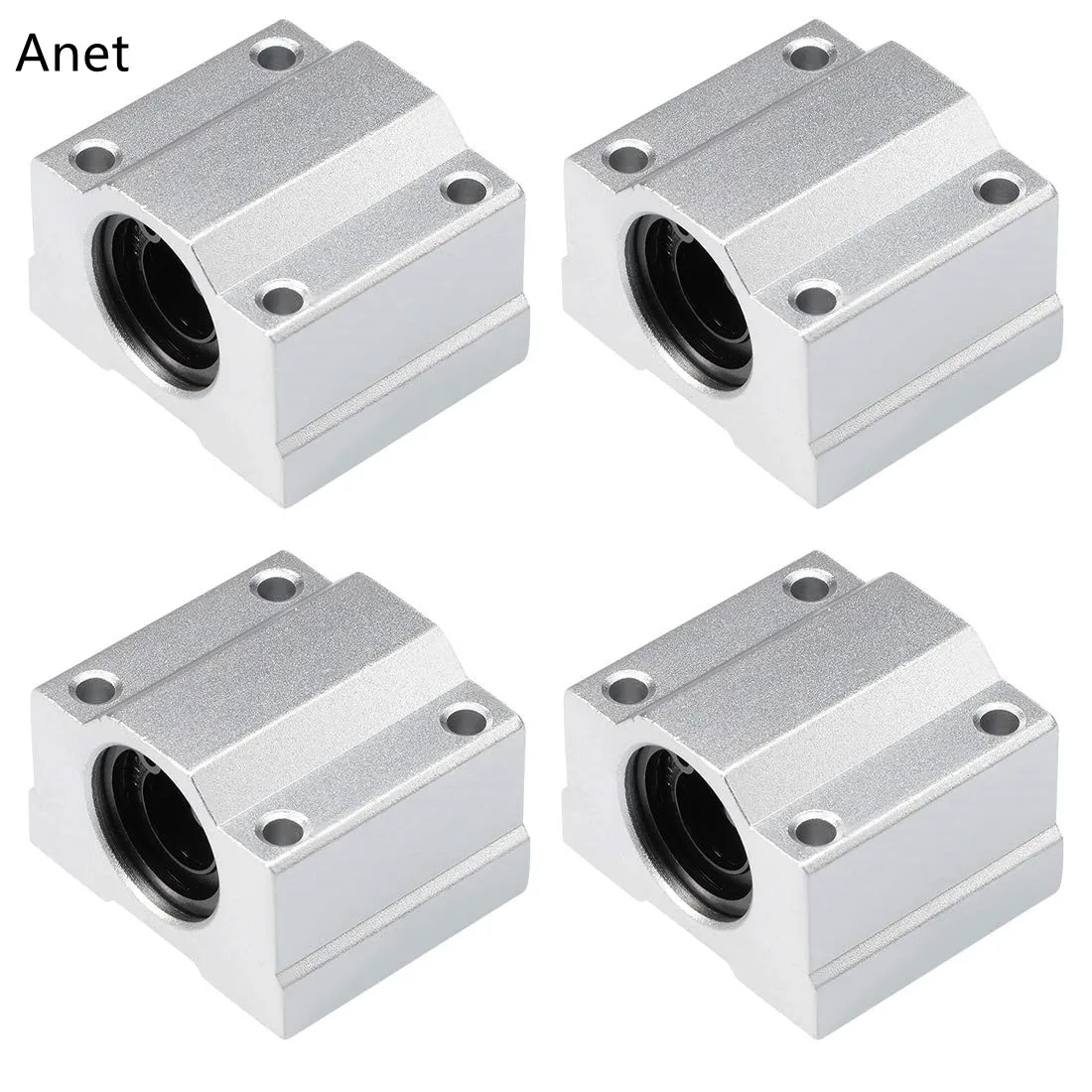 4pc/lot Anet 3D Printer Part SC8UU 8mm Linear Motion Ball Bearing Slide Block Bushing Shaft for Reprap DIY For 3d | Компьютеры и офис