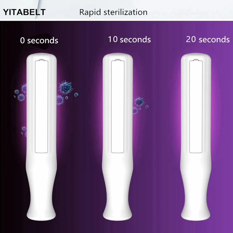 

Handheld Car UVC UV Sterilizer Sterilizer Baby Pacifier Disinfection Lamp Ultraviolet Lamps car uv light car accessories