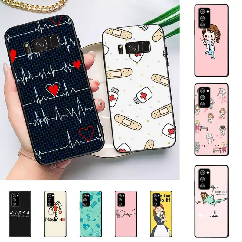 

Cartoon Medicine Doctor Nurse Phone Case For Samsung Galaxy Note10Pro Note20ultra note20 note10lite M30S