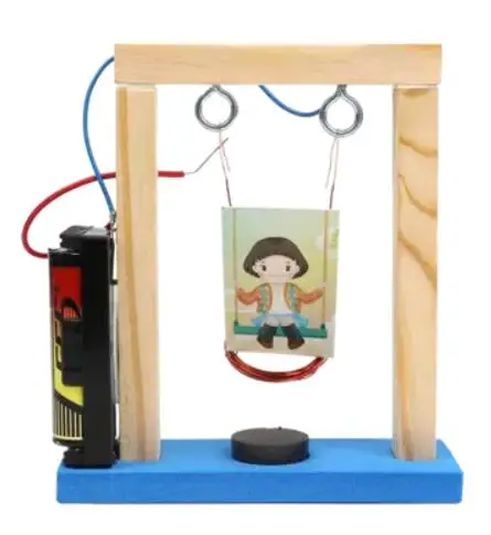 DIY Electromagnetic pendulum Material package Physical science experiment free shopping