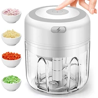 100250ml electric mixer chopper vegetable garlic meat froth chili ginger masher rechargeable mix kitchen gadget blenders