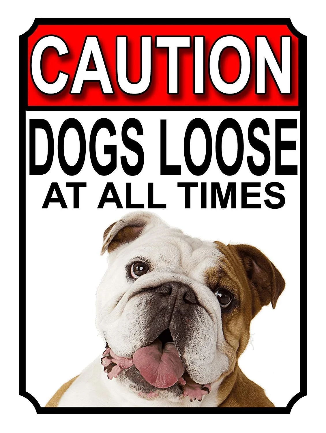 

Caution Dogs Loose at all Times Retro tin sign nostalgic ornament metal poster garage art deco bar cafe shop