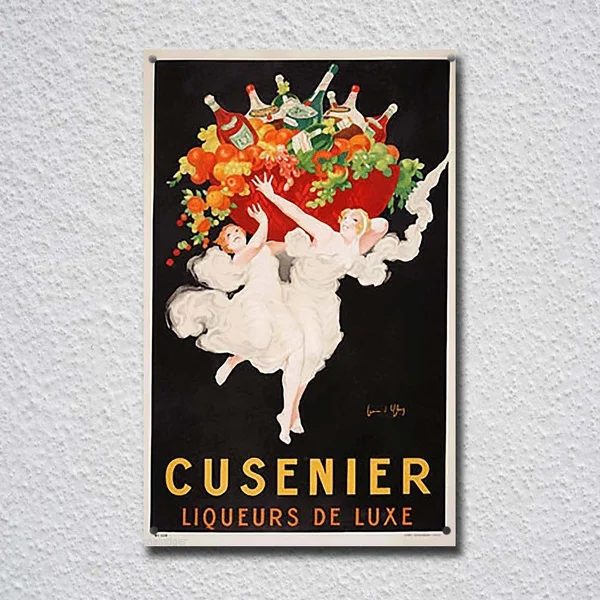 Cusenier Liquor Reproduction Tin Sign Metal Sign Metal Poster Metal Decor Metal Painting Wall Sticker Wall Sign Wall Decor