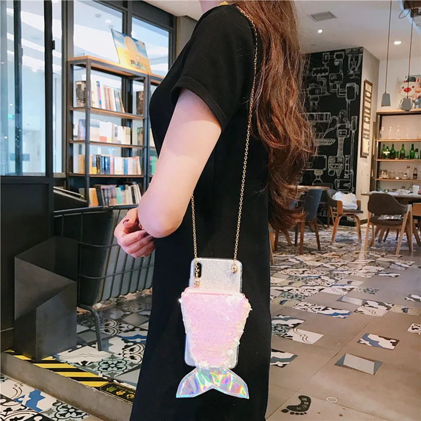 Русалки бумажник чехол для samsung Galaxy S10 5G S10 рlus Lite S10E S7 край S8 S9 Plus Note 10 Pro 9 8 5 4 3 M10 M20 M30 A40S крышка - Цвет: yin