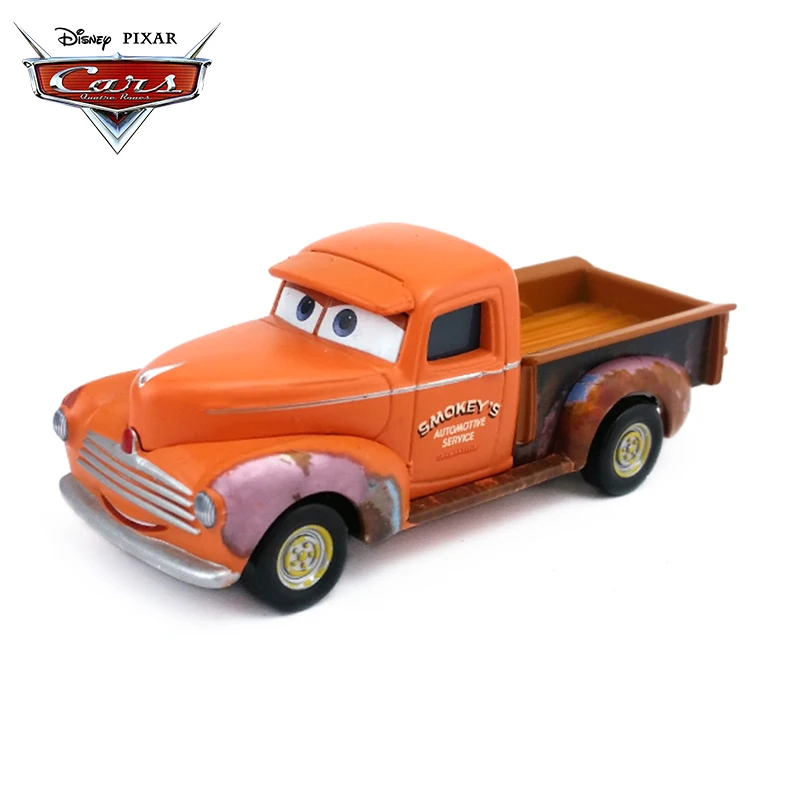 Disney Pixar Cars 3 Smokey пикап 1:55 металл литье под давлением развивающие игрушки модель