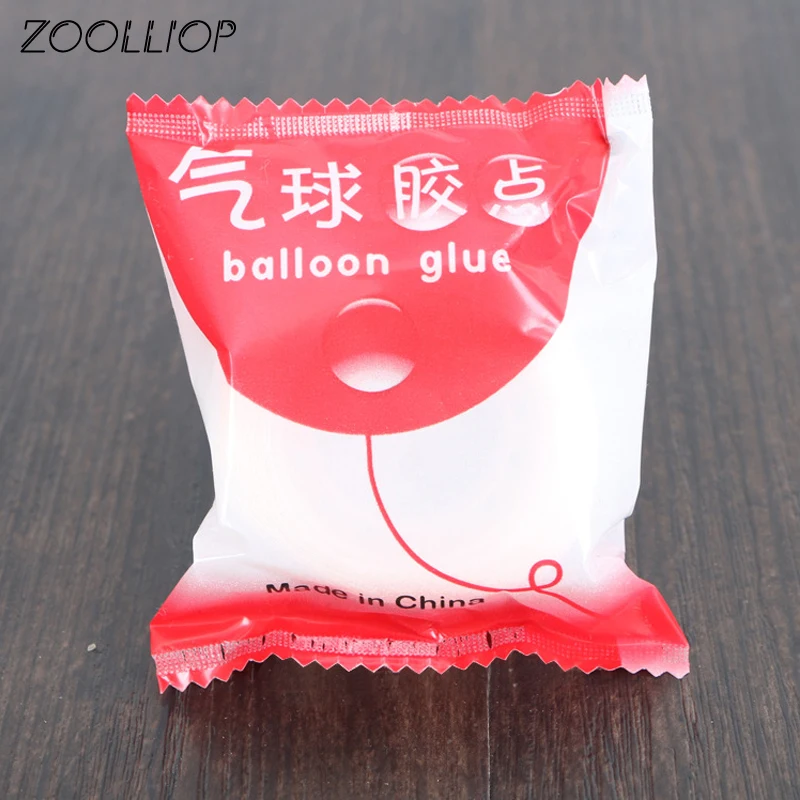 Бесплатная доставка 100 баллонов приклеивания клея в горошек прикрепить шары к