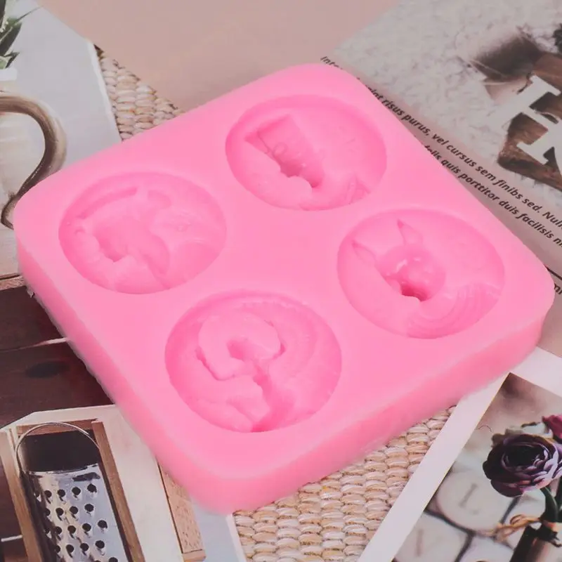 

Egyptian Pharaoh Resin Mold Silicone Fondant Cake Polymer Clay Resin Mold Tools F3MD