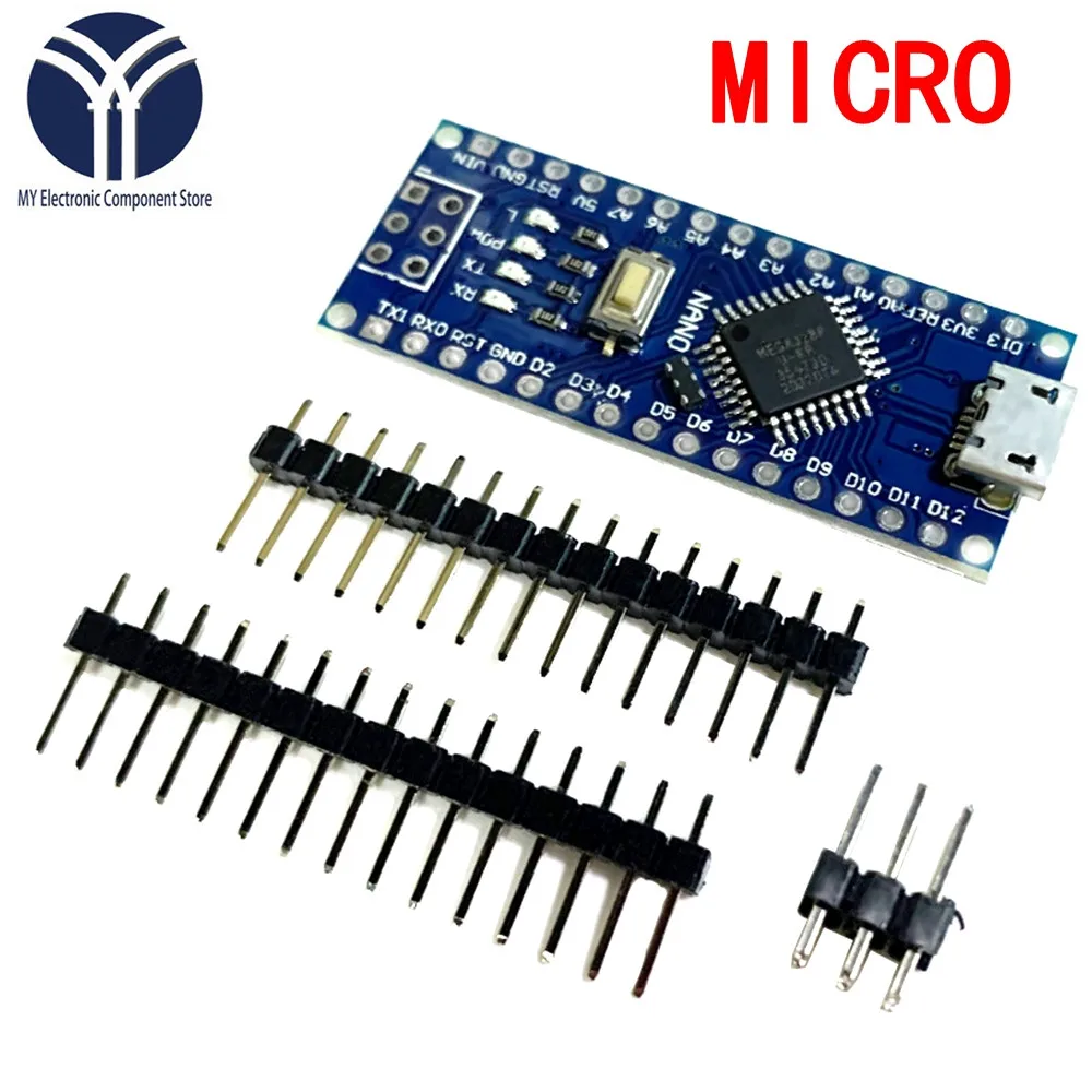 Плата контроллера Mini USB CH340 Nano 3 0 ATmega328P плата совместимая с Arduino CH340C USB-драйвер V3.0