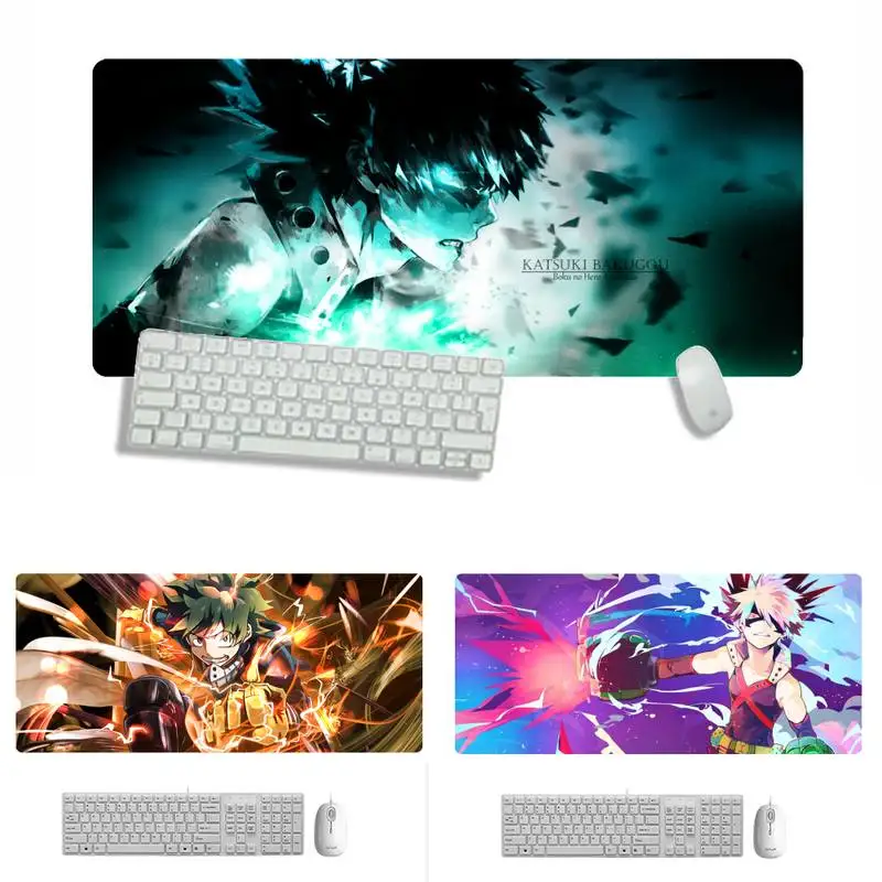 

my hero academia hot Office Mice Gamer Soft Mouse Pad X XL XXL Non-slip Cushion Thickness 2mm