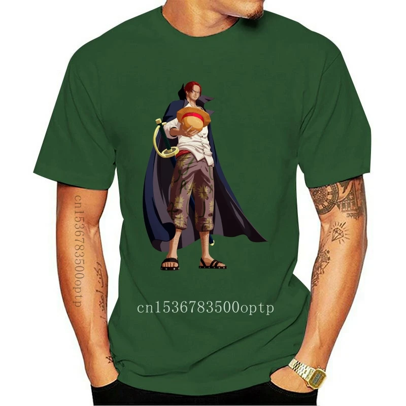 

Red Hair Shanks Younkou Anime Japan Funny Men Clothing Top T Shirt Cartoon T Shirt Men Unisex New Fashion Tshirt