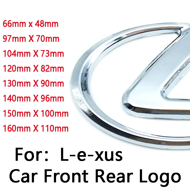 3D ABS Хром Передняя головка капота или задний бампер багажник значок багажника для