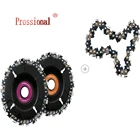 Новая многофункциональная цепь для деревообработки, 4-дюймовый шлифовальный диск и цепь, 22 зуба, цепочка для тонкой резки для угловой шлифовальной машины 100 115