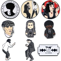 lb2015 hot tv show peaky blinders brooches enamel pins lapel pins badges cartoon jewelry brooches pin clothes decoration gifts