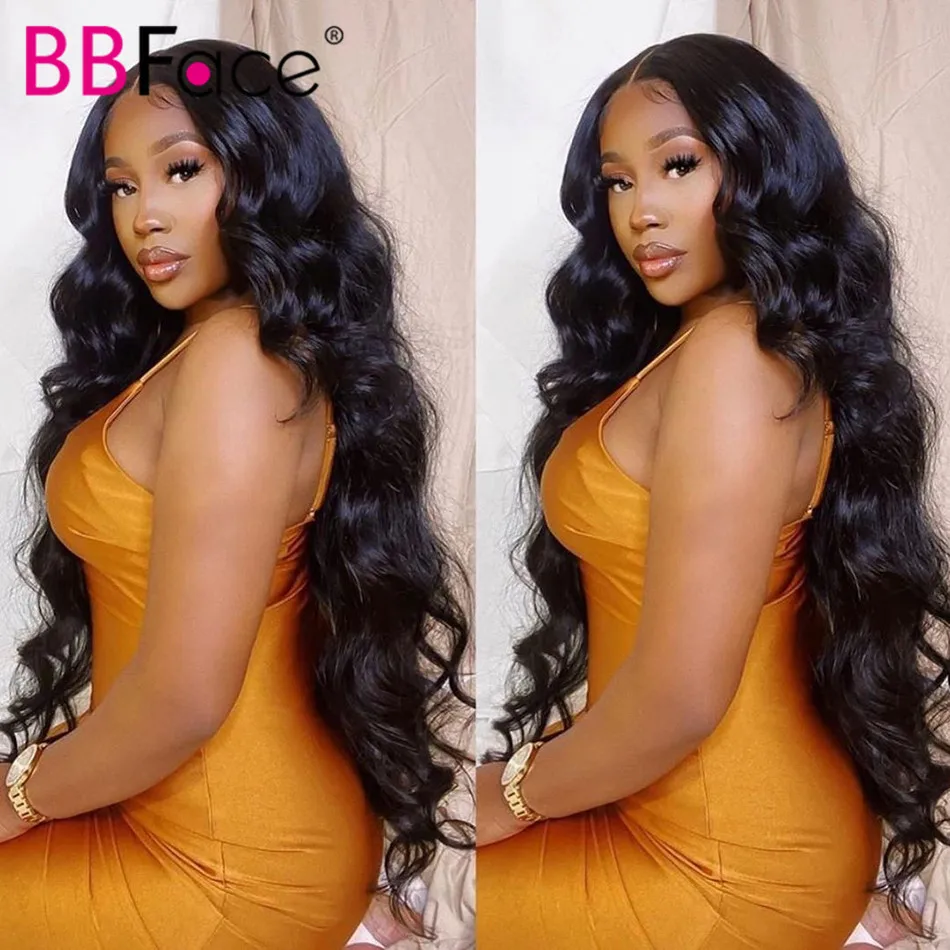 Парики на сетке с застежкой тела 4 х4 парики из человеческих волос 150%