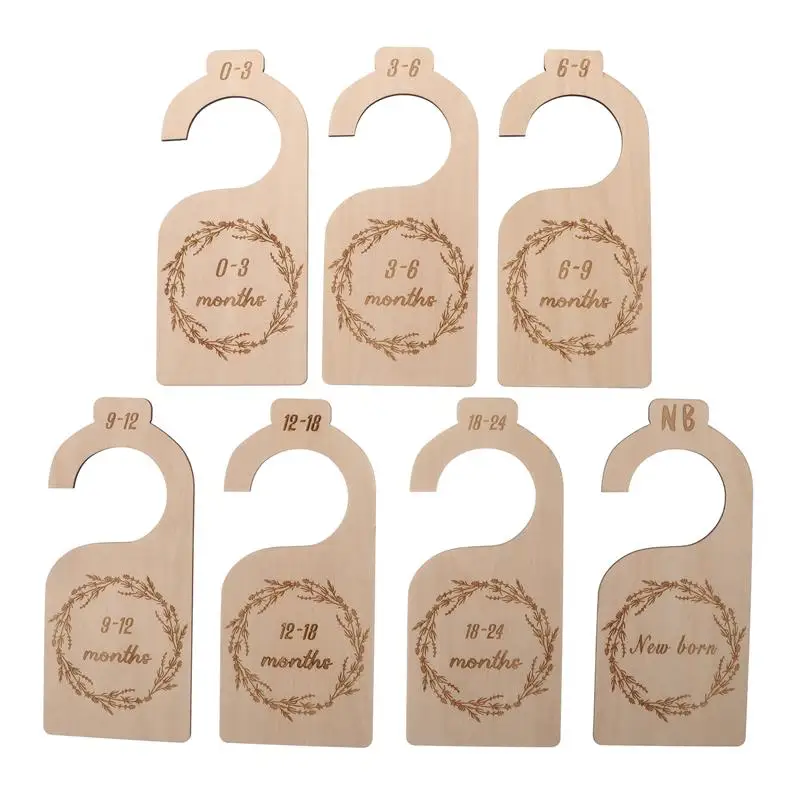 

7Pcs Baby Closet Dividers Durable Baby Clothes Organizers Wardrobe Dividers