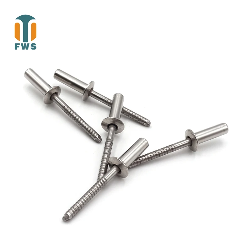 

Заклепки круглые из нержавеющей стали, 20 шт., M4.8 DIN EN ISO 16585 GB/T 12615,4