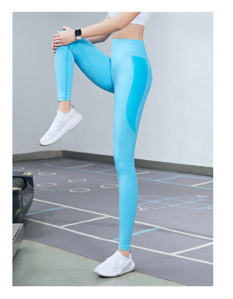 

High Stretch Seamless Sports Leggings Push Up Fitness Gym Jogging Pants Energy Tummy Control Yoga Tights Leggings Sportswear