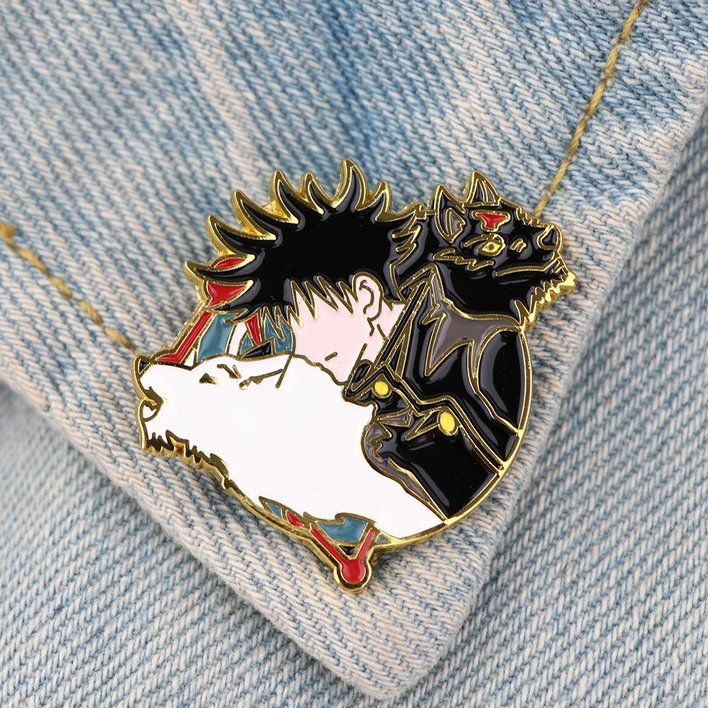 

PF886 Japanese Anime Jujutsu Kaisen Icons Enamel Pins Badge Brooch Backpack Bag Collar Lapel Decoration Jewelry Gifts for Friend
