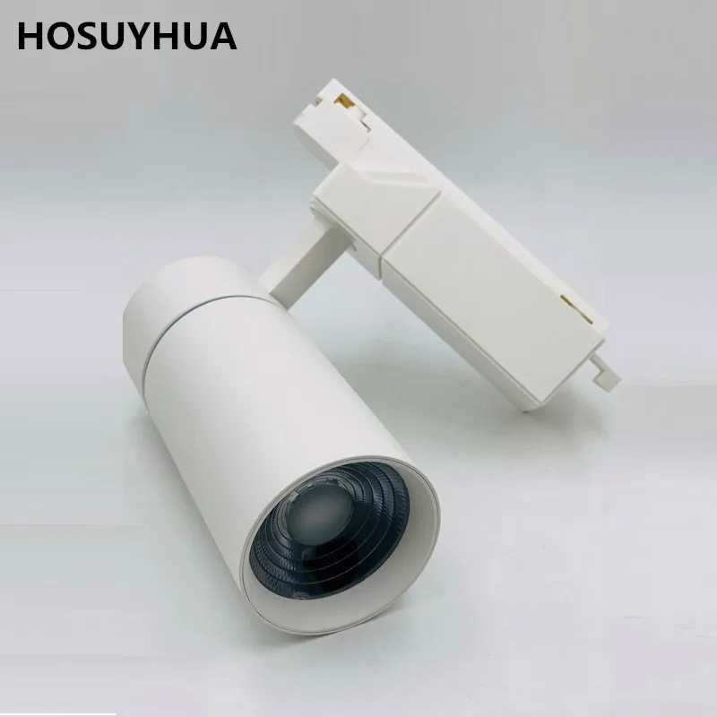 

LED Track Light 10W COB Ceiling Rail Lamp Adjustable Angle Spotlights Showroom Clothing Store Lighting AC85~265V Free Shipping.