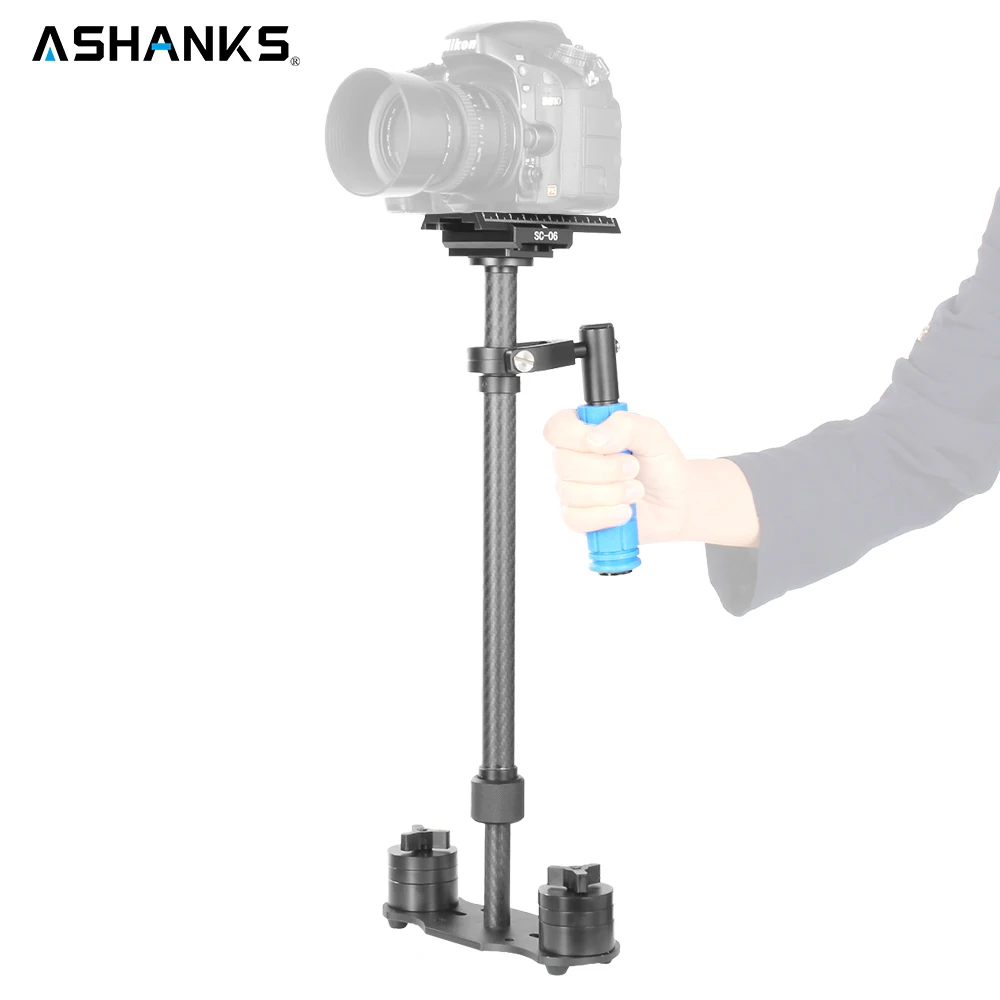 S60 Steadycam 3 кг 60 см углеродное волокно Ручной Стабилизатор Steadicam DSLR Видеокамера фотография S60C с сумкой для фотосъемки