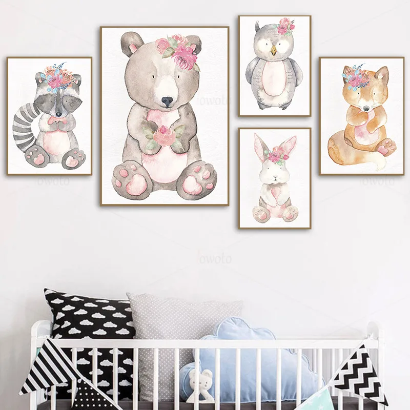 Питомник животных с розовыми цветами женская обувь из парусины принтом