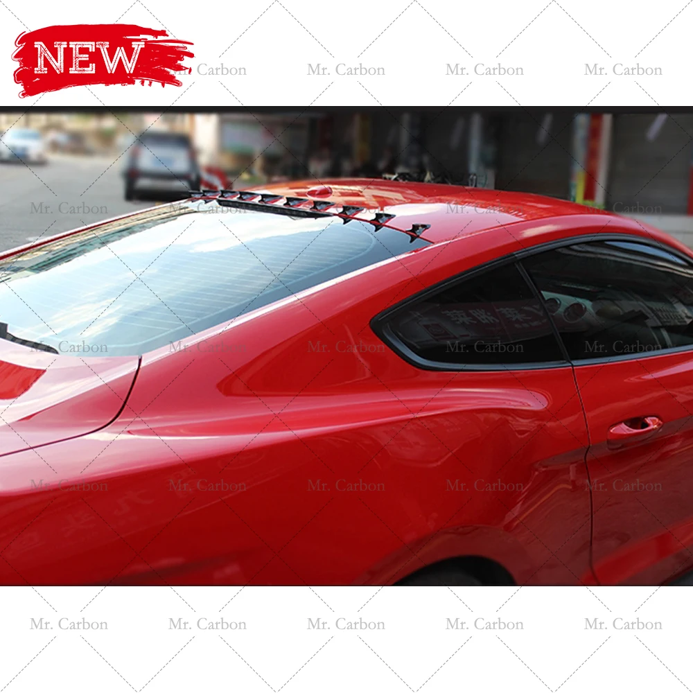 Накладной Вихревой генератор из углеродного волокна для крыши MUSTANG 9 шт. комплект