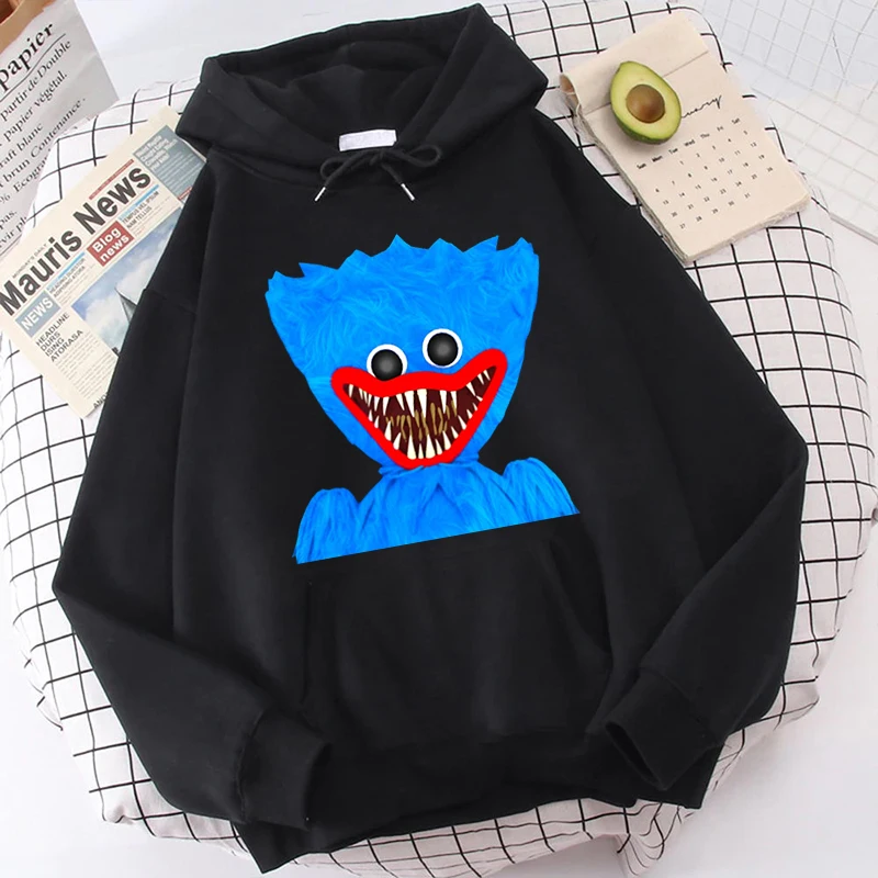 

Poppy Playtime Hoodies Men's Casual Oversized Sweatshirts Cartoon Loose Hoodie Poppy Playtime Comfortable Streetwear Male