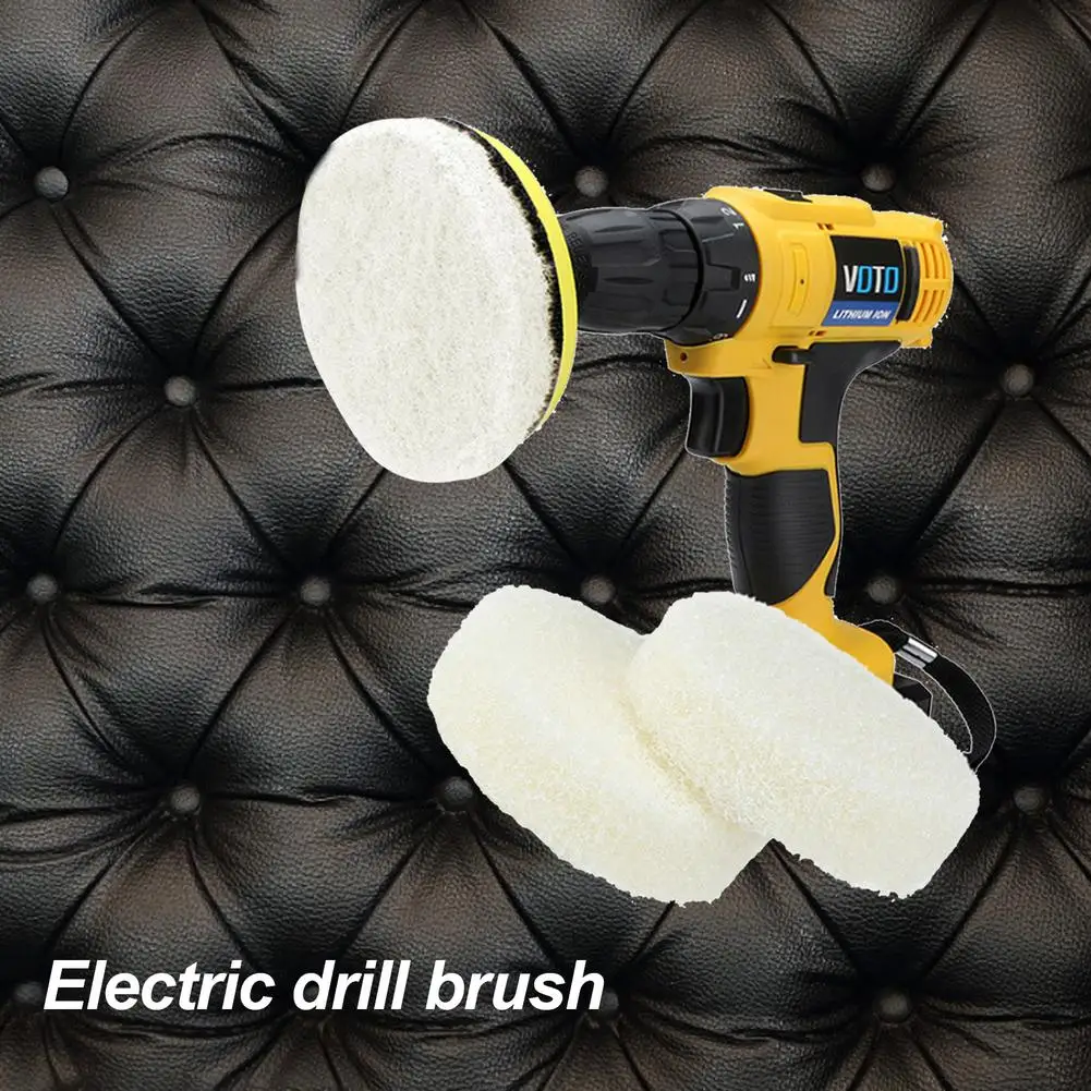 

Car Polishing Disc Self-Adhesive Buffing Waxing Sponge Wool Wheel Polishing Pad For Car Polisher Drill Adapter Cleaning Tool