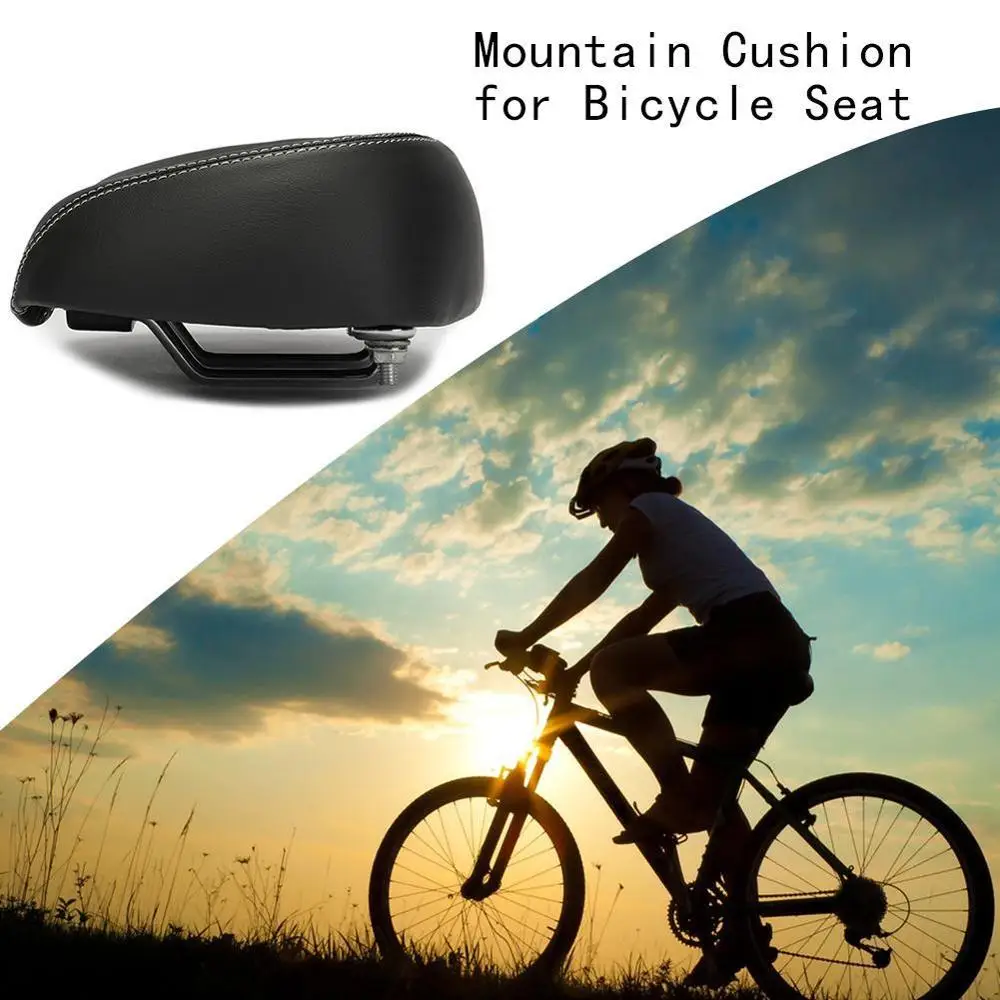 Bicycle Seat Mountain Road MTB Bike Saddle Comfortable Soft Wide Large Cycling Cover Cushion Breathable Y2L1 | Спорт и развлечения