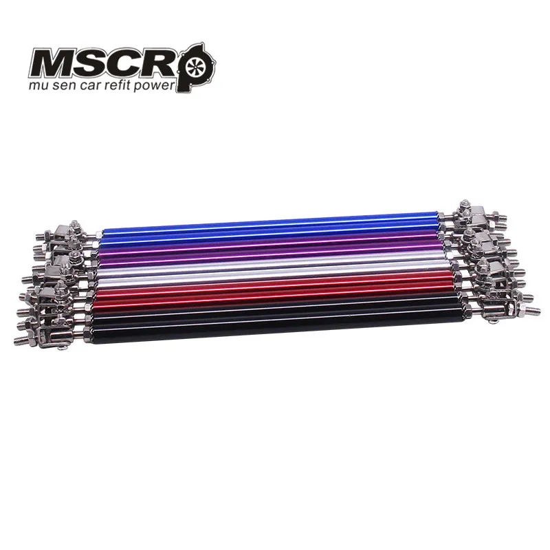 

Universal 200mm Racing Bumper Lip Splitter Rod Strut Tie Bar Support Kit Adjustable Front Rear