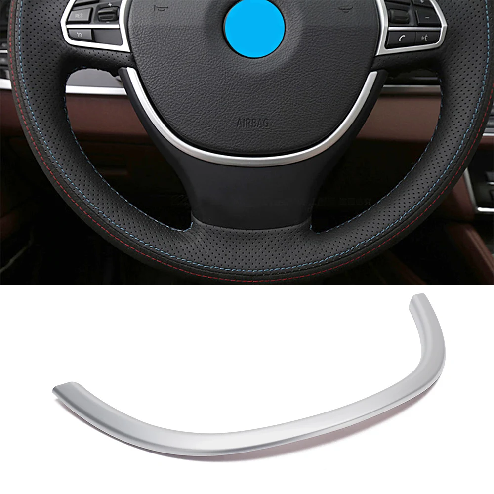 Рулевого колеса автомобиля с логотипом в центре Декор рамки стайлинга