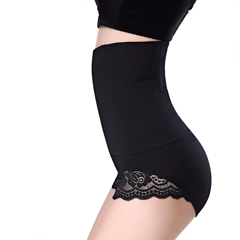 Кружевное соблазнительное нижнее белье с высокой талией утягивающее для талии и