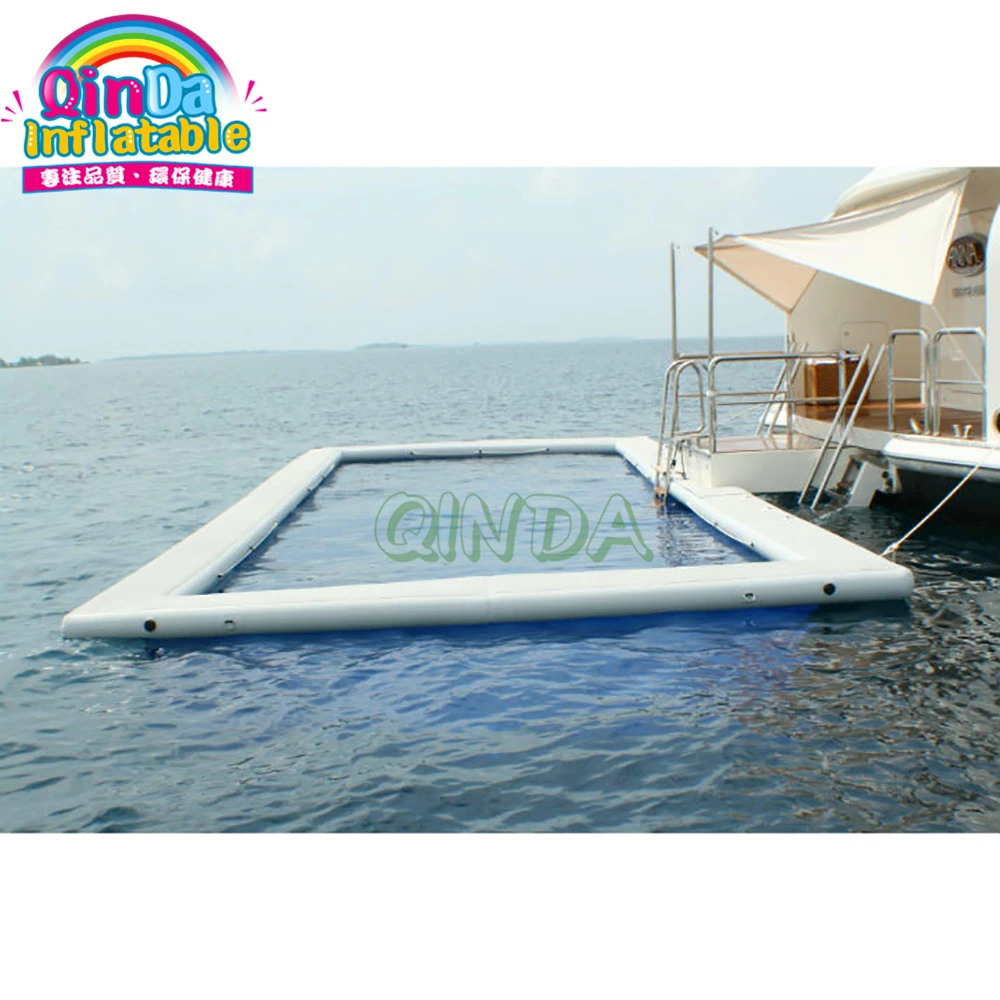 Гигантский Медузы защиты плавающий коврик надувной морской бассейн с сеткой для