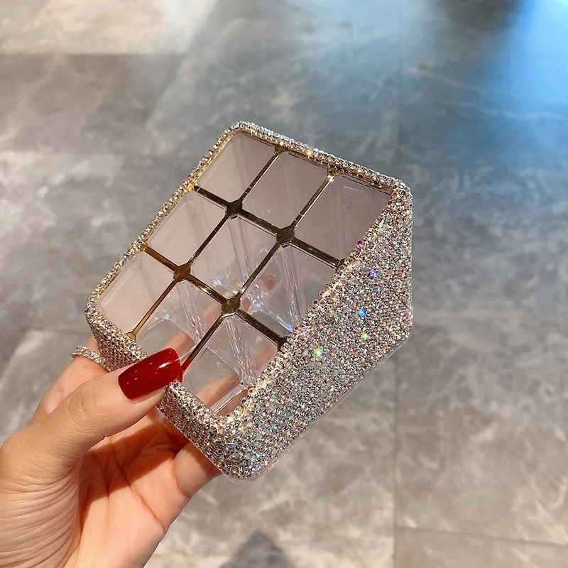 

High-quality 9-grid Lipstick Storage Rack Lipstick Consolidation Box Cosmetic Storage Box Transparent Acrylic Cosmetic Organizer