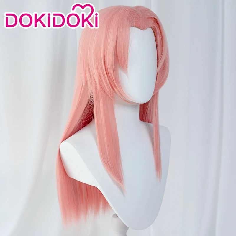 DokiDoki Anime Cosplay Haruno Sakura Wig Pink Cute Halloween Long Young Version |