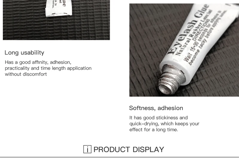 

Eyelash Glue Wholesale 30/50PCS Black White Waterproof Lasting Professional Lash Glue False Eyelashes Makeup Extension TSLM1