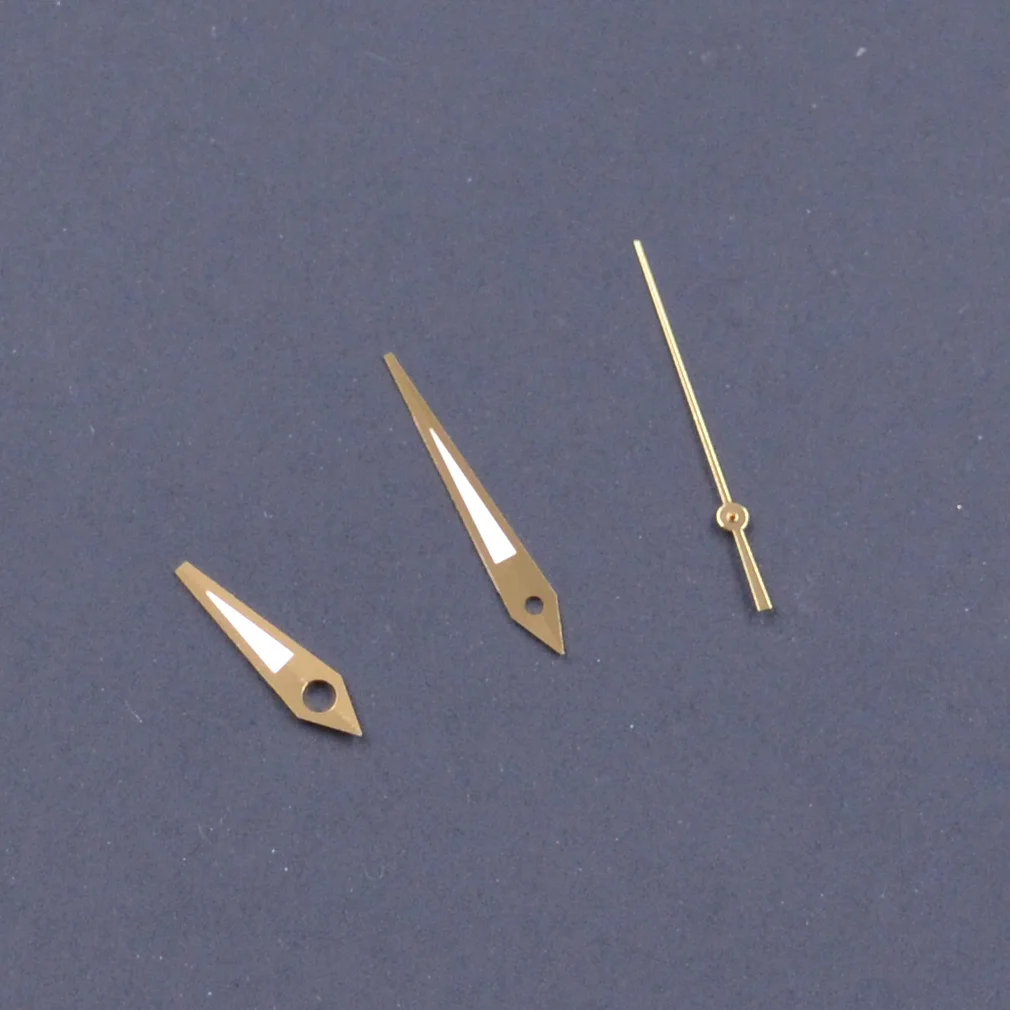 

watch parts Fit Japan NH35 NH36 Movement Luminous Watch Hands Golden edge P38#