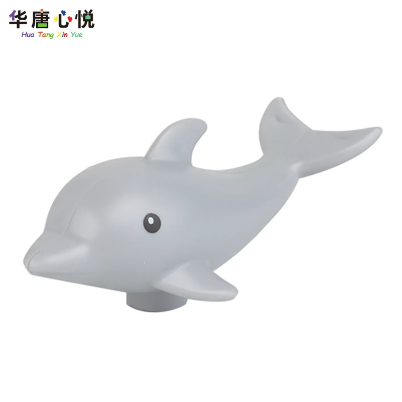

Большой Размеры дельфин животные модели игрушки DIY прекрасная образовательная строительные блоки, подарок на день рождения, подходит для д...