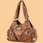 Сумка-тоут женская маленькая из мягкой кожи, Роскошный дизайнерский мессенджер на плечо, 2021