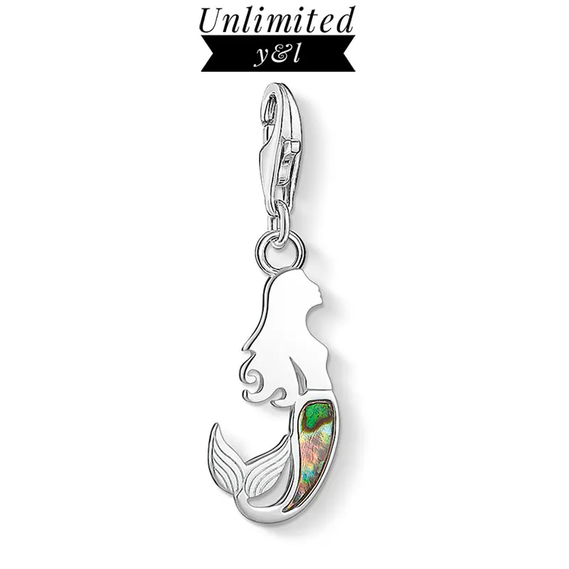 Прелести русалки красочные раковины из стерлингового серебра 925 пробы модные