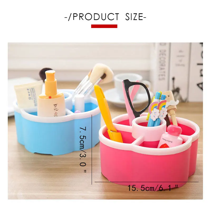 Ящики для хранения канцелярских принадлежностей с цветами органайзеры