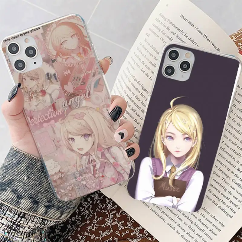 

Danganronpa Kaede Akamatsu anime Phone Case for iphone 13 11 12 pro XS MAX 8 7 6 6S Plus X 5S SE 2020 XR case