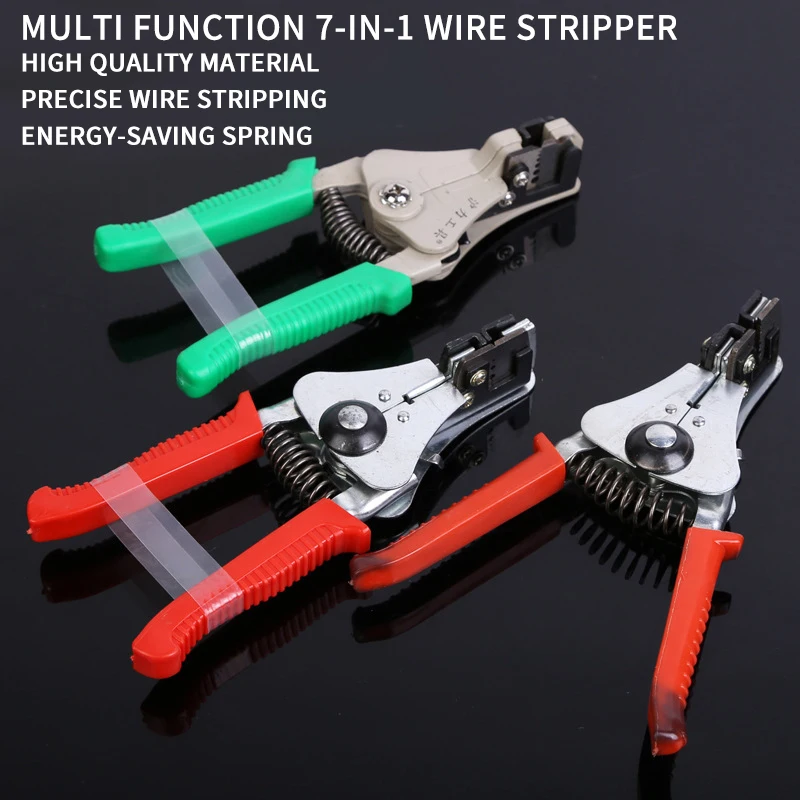 

1pcs Automatico Cable Wire Stripper Stripping Piegatore di Piegatura Pinza Cutter Strumento di Pinze di Taglio Diagonale