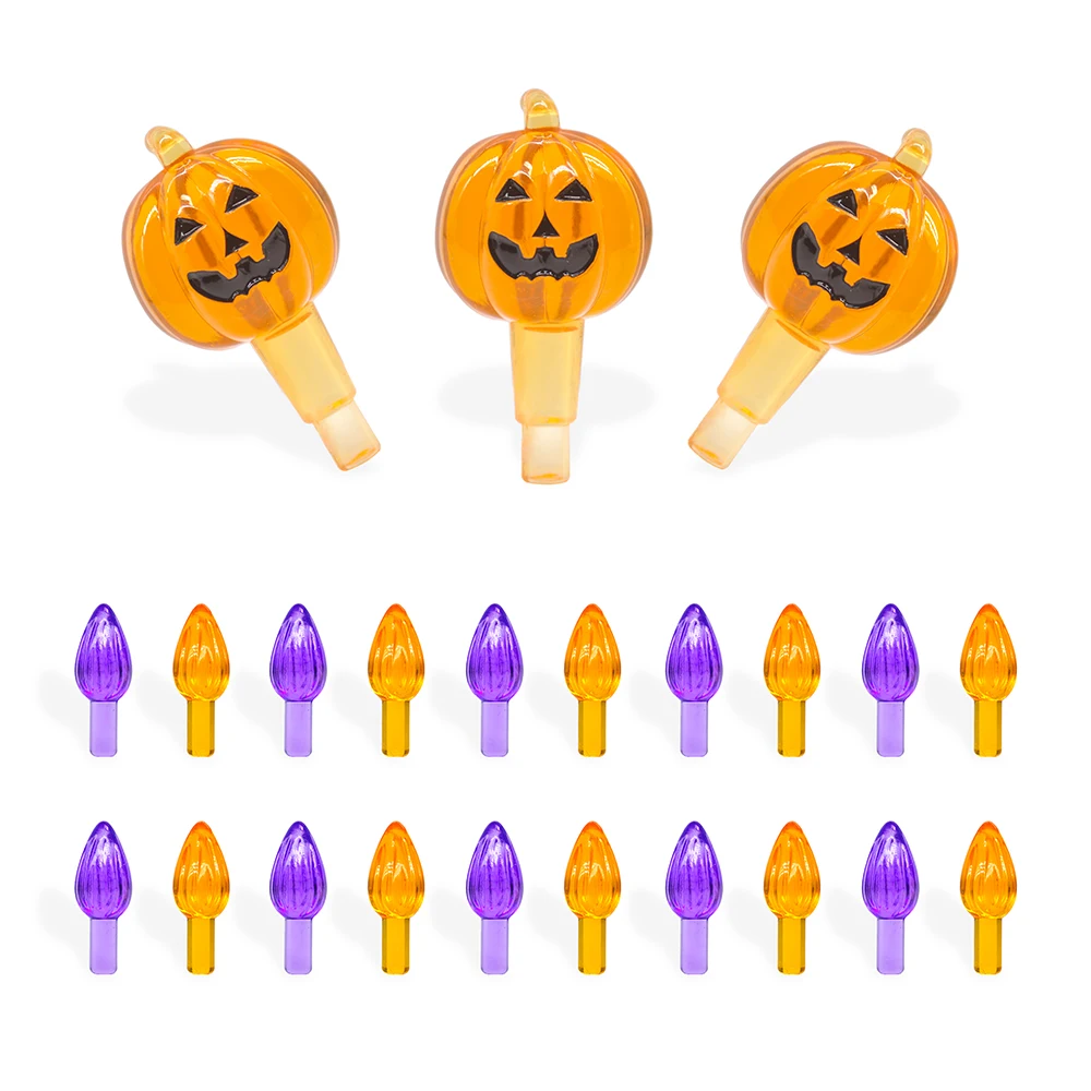 103 шт. керамическая Рождественская елка замена лампы Мульти цвет бусины Тыква