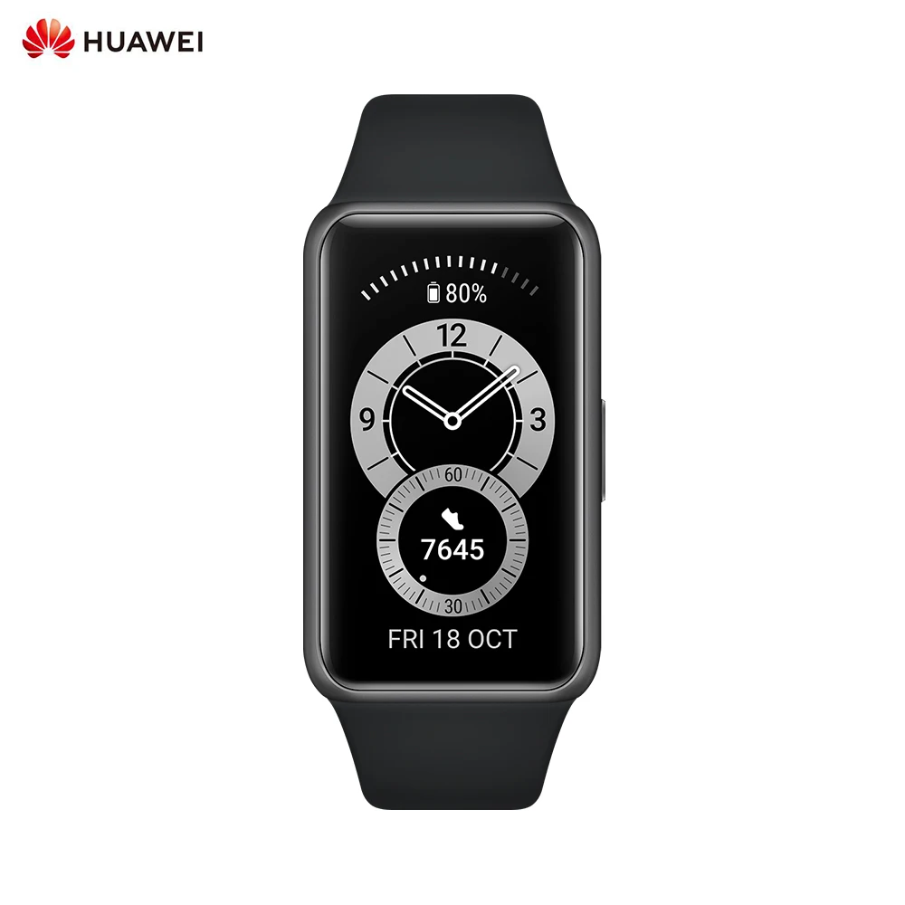 

Original Huawei Band 6 Smart Wristband With Oximeter AMOLED Smartband Bracelet Swim Posture Detect Waterproof Fitness Tracker