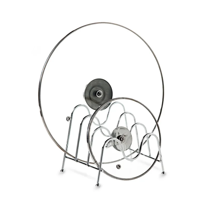 

Stainless Steel Pan Pot Cover Lid Rack Stand Spoon Utensil Holder Stove Storage Soup Spoon Rests Kitchen Accessories Organizer