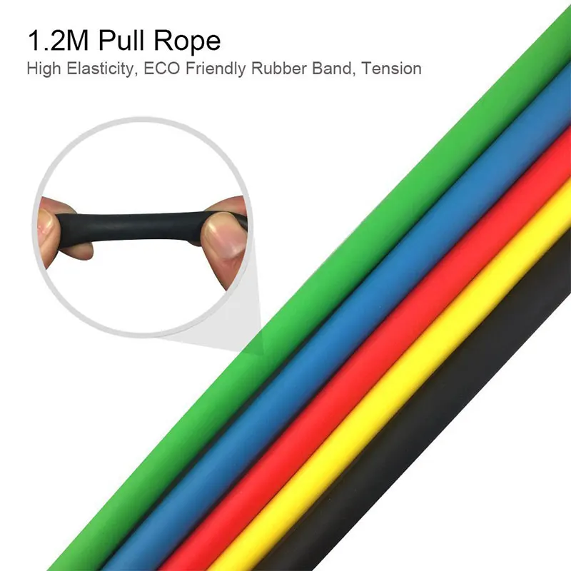 Латексные ленты 11 шт./компл. тянущиеся резиновые для тренировок йоги фитнеса с