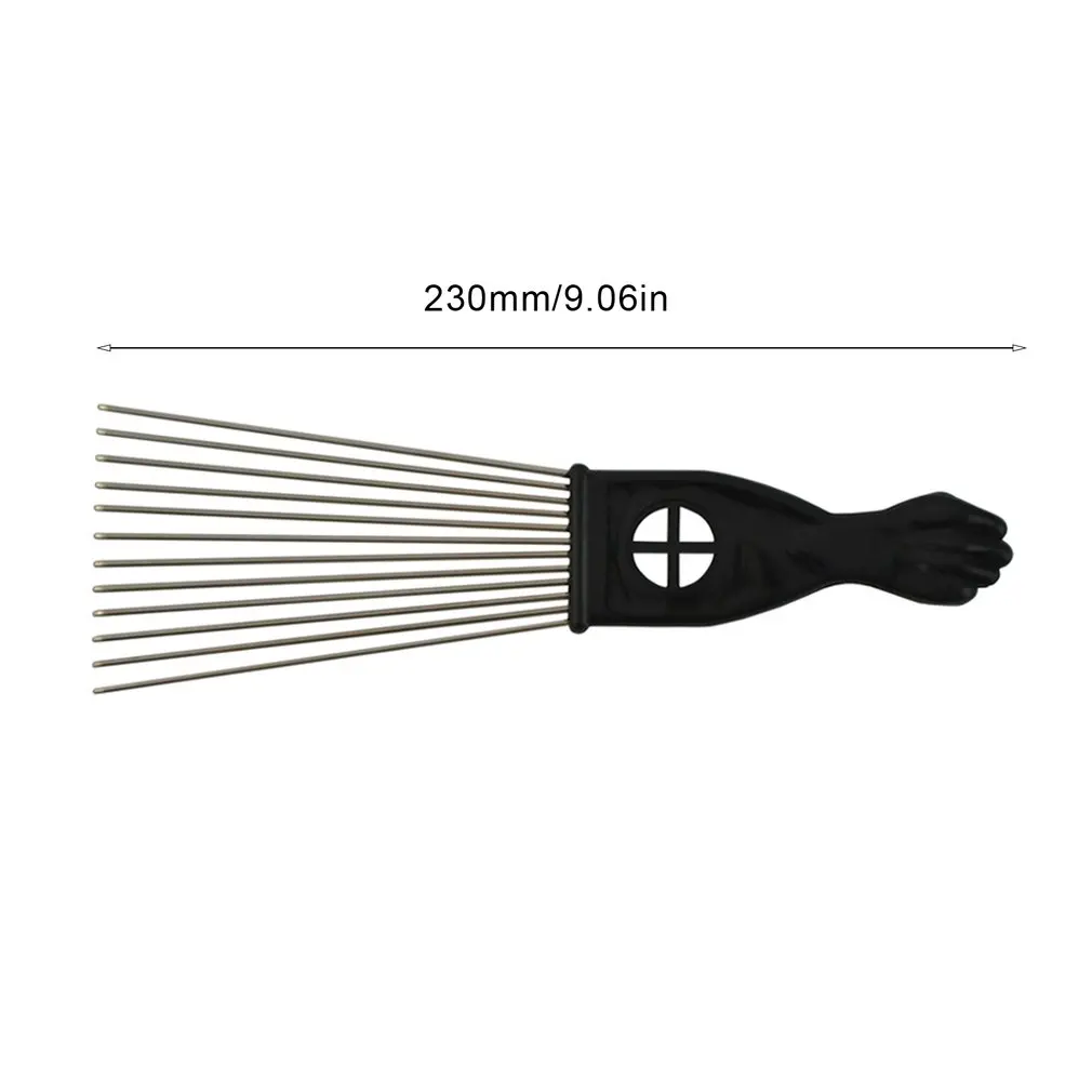 

Steel Needle Hair Comb Fan Comb Special Comb For Haircutting And Hairdressing Men'S Hairdressing Comb